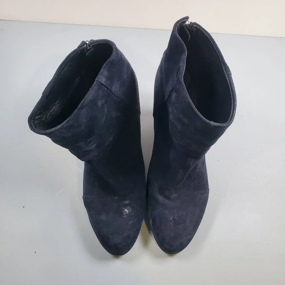 Rag & Bone Suede Classic Newbury Ankle Boots Women Size 38.5 US 9 Shoes
